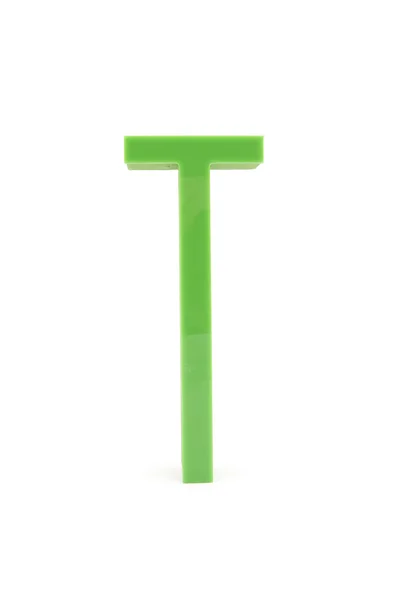Litera t — Zdjęcie stockowe