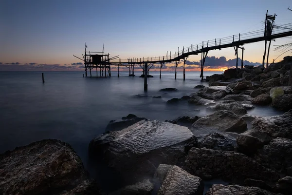 Ancient Fishing Travocchi Province Chieti — Stock Photo, Image