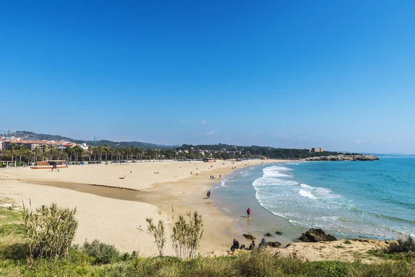 Tarragona strand in Catalonië, Spanje — Stockfoto