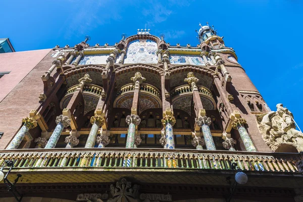 Kataloński pałac muzyczny (Palau de la musica catalana), Barcelona — Zdjęcie stockowe