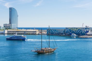 Barcelona liman görünüm