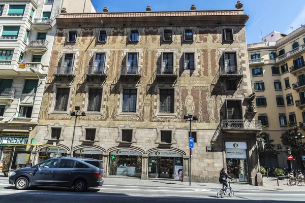 Velers casa en el casco antiguo de Barcelona — Foto de Stock