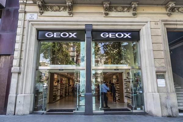Geox sklep, Barcelona — Zdjęcie stockowe