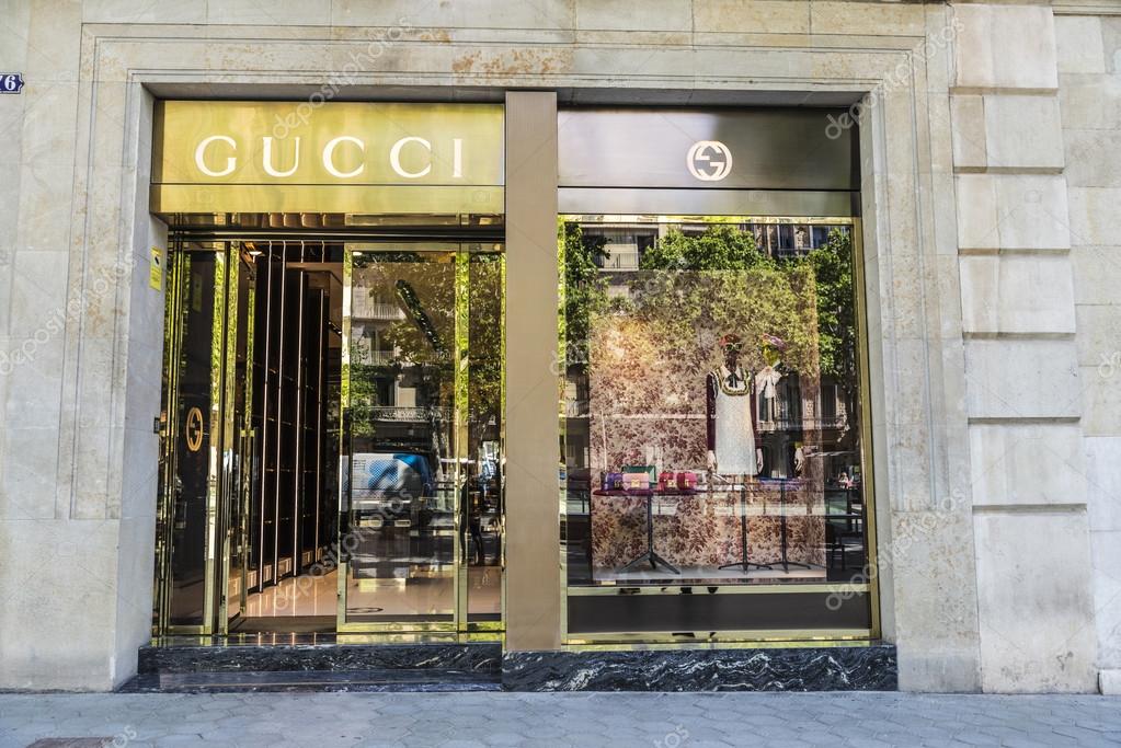 Gucci shop, Barcelona – Stock Editorial 