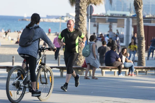 Strandpromenade in Barcelona — Stockfoto