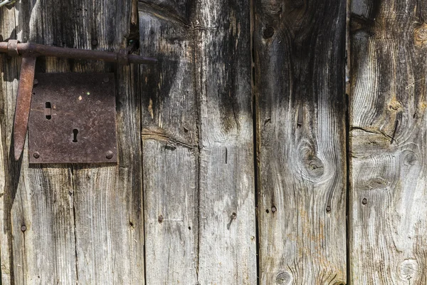 Oude houten deur als achtergrond — Stockfoto