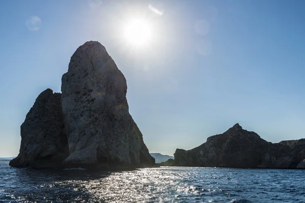 Rochas estéreis das ilhas Medes, Espanha — Fotografia de Stock