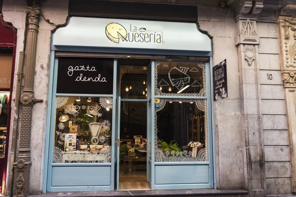 Cheese shop in Bilbao, Spain — Stock Photo, Image