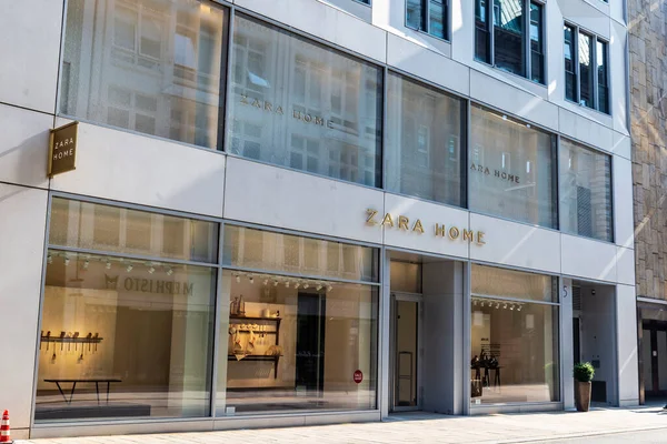 Гамбург Німеччина Серпня 2019 Facade Zara Home Store Grobe Bleichen — стокове фото