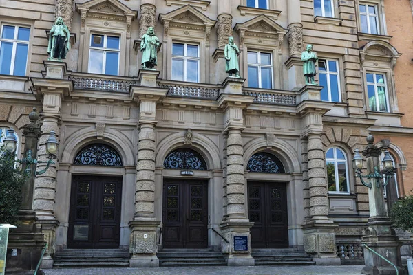 Voorzijde Van Het Hamburg State Court Civil Justice Building Neustadt — Stockfoto