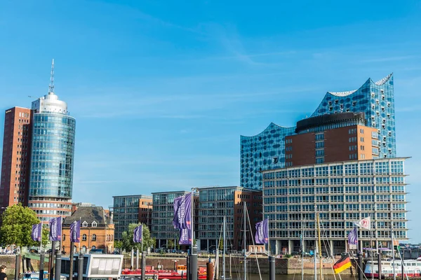 Hamburg Deutschland August 2019 Blick Auf Das Hanse Trade Center — Stockfoto