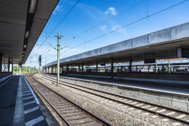 Hannover Hauptbahnhof, boş merkez tren istasyonu, Hanover, Almanya