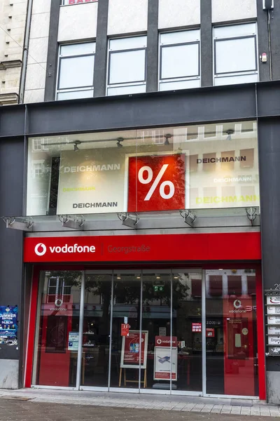 Hannover Deutschland August 2019 Vodafone Shop Der Georgstraße Einkaufsstraße Hannover — Stockfoto