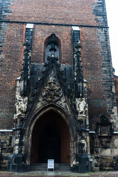 Entré Till Marktkirche Luthersk Kyrka Belägen Hannover Tyskland — Stockfoto