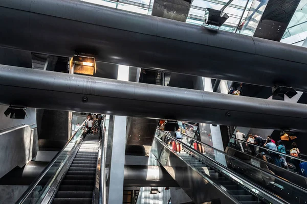 Nápoles Itália Setembro 2019 Interior Estação Ferroviária Napoli Centrale Estação — Fotografia de Stock