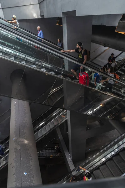 Nápoles Itália Setembro 2019 Interior Estação Ferroviária Napoli Centrale Estação — Fotografia de Stock