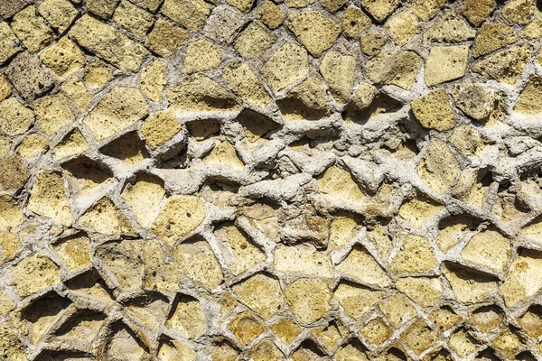Ancien Mur Avec Pierre Calcaire Lavée Béton Restant Comme Fond — Photo