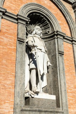 Napoli Kraliyet Sarayı 'nda (Palazzo Reale di Napoli), Piazza del Plebiscito, İtalya
