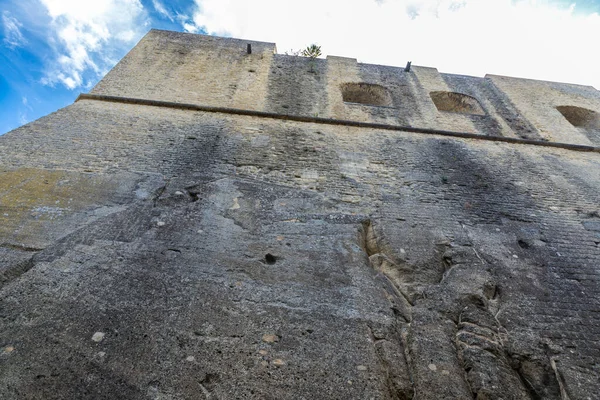 Fachada Castelo Sant Elmo Fortaleza Medieval Nápoles Itália — Fotografia de Stock