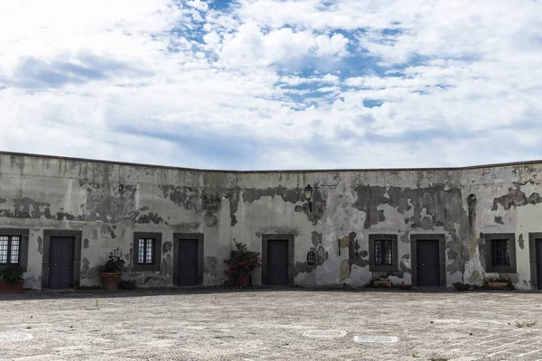 Baracker Castel Sant Elmo Medeltida Fästning Neapel Italien — Stockfoto