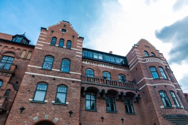 Lund, Scania, İsveç 'teki Lund Üniversitesi' nin klasik ön cephesi