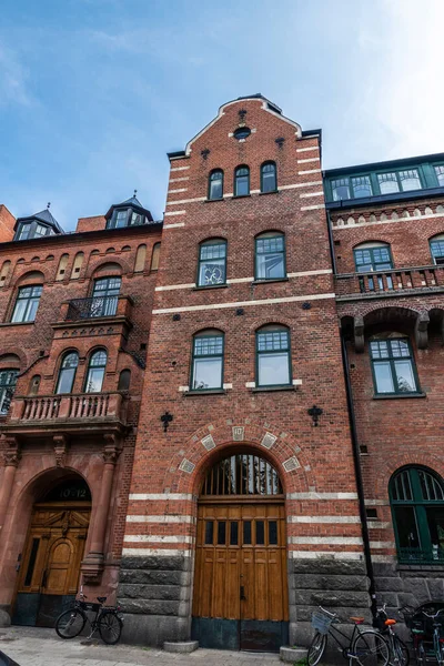 Fachada Clássica Edifício Universidade Lund Lund Scania Suécia — Fotografia de Stock