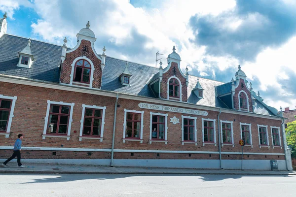 Lund Suecia Agosto 2019 Fachada Clásica Edificio Universidad Lund Con — Foto de Stock