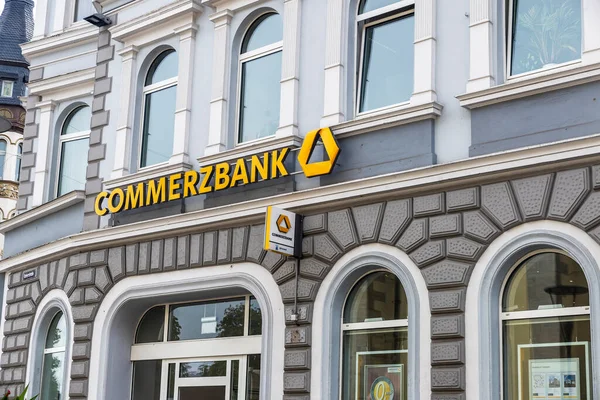 Hameln August 2019 Fassade Einer Commerzbank Filiale Niedersächsischen Hameln — Stockfoto