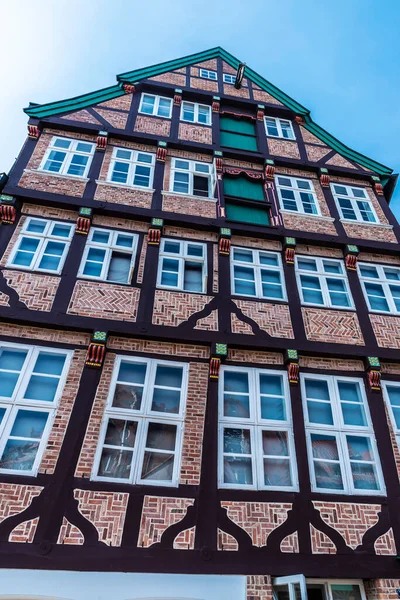 Facade Old Medieval House Old Town Stade Lower Saxony Germany — Stock Photo, Image