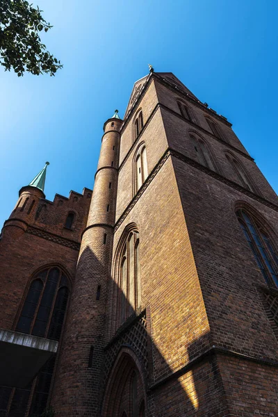 Facade Lorenz Church Center Lubeck Germany — Stock Photo, Image