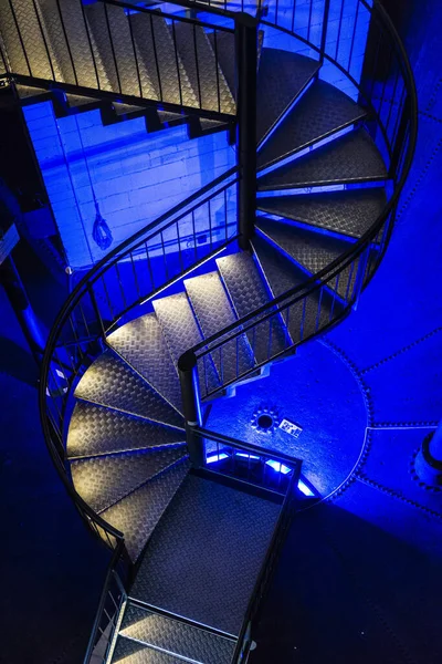 Staircase Luneburg Water Tower Old Town Lunenburg Lower Saxony Germany Stock Picture