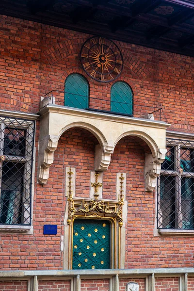 Collegium Maius Musikaliska Klocka Det Platsen För Jagiellonian University Museum — Stockfoto