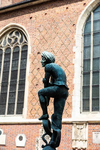 Denkmal Eines Abecedariers Collegium Maius Hier Befindet Sich Das Museum — Stockfoto