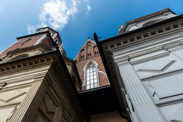 Wawel Cathedral Eller Kungliga Ärkekatedralen Basilica Saints Stanislaus Och Wenceslaus — Stockfoto