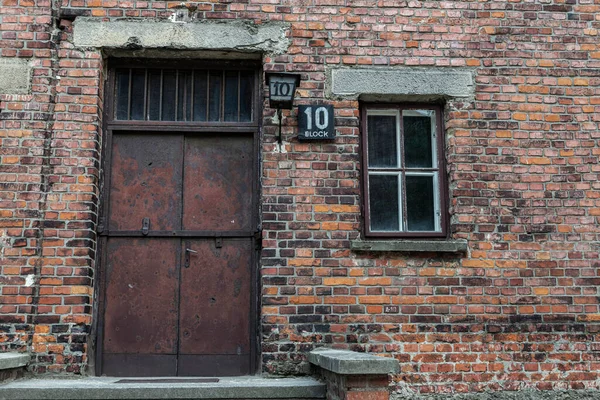 Auschwitz Polonia Agosto 2018 Barrack Block Del Campo Concentración Auschwitz — Foto de Stock