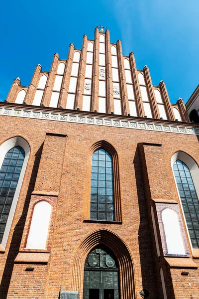 Fachada Catedral San Juan Casco Antiguo Varsovia Polonia —  Fotos de Stock