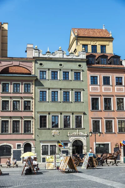 Βαρσοβία Πολωνία Σεπτεμβρίου 2018 Old Town Market Place Rynek Starego — Φωτογραφία Αρχείου