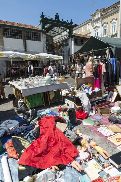 Mercado de pulgas, Feira Da Ladra, Lisboa — Foto de Stock