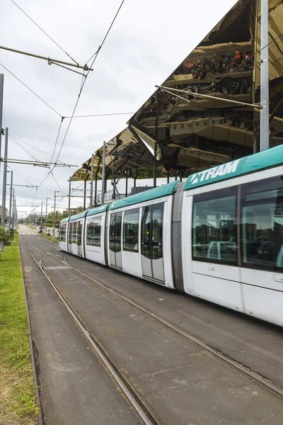 Spårvagn i barcelona — Stockfoto