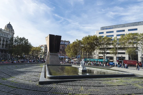 Plaça Catalunya, Barcelona — Foto de Stock