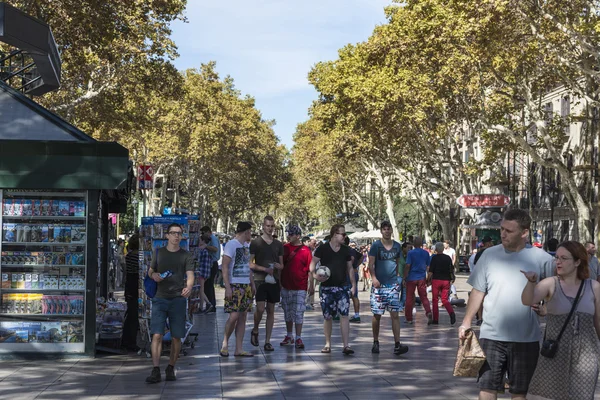 Los paseos, Barcelona —  Fotos de Stock