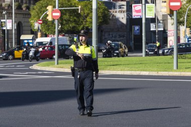 Trafik polisi, Barcelona