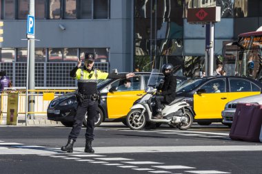Trafik polisi, Barcelona