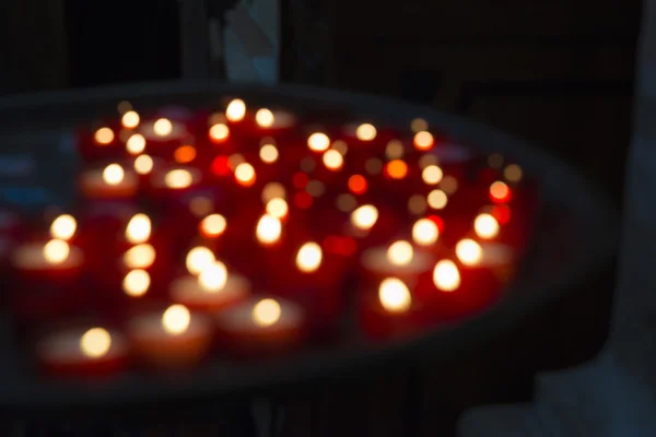 Свічки у церкві — стокове фото