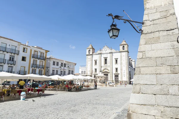 Giraldo Square, Evora, Portugal — Stock Photo, Image