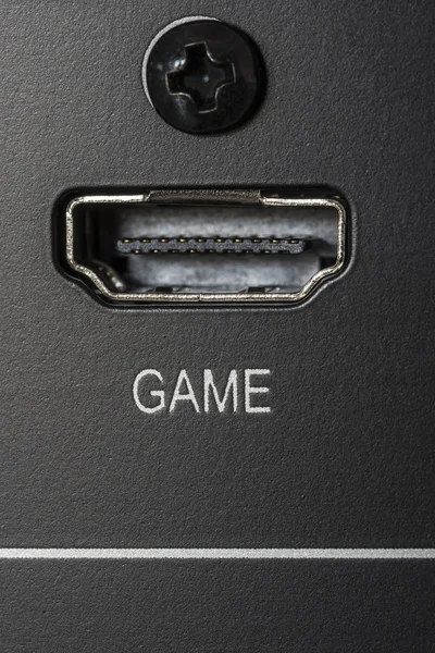 HDMI girişi — Stok fotoğraf