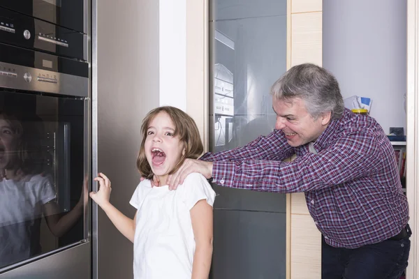 Little girl taking candy — Stock Photo, Image