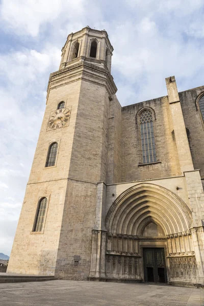 Girona Katedrali, İspanya — Stok fotoğraf