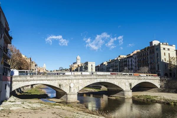 Θέα της πόλης της Girona, Ισπανία — Φωτογραφία Αρχείου