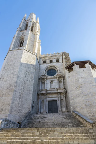 Kilise Sant Feliu, Girona, İspanya — Stok fotoğraf